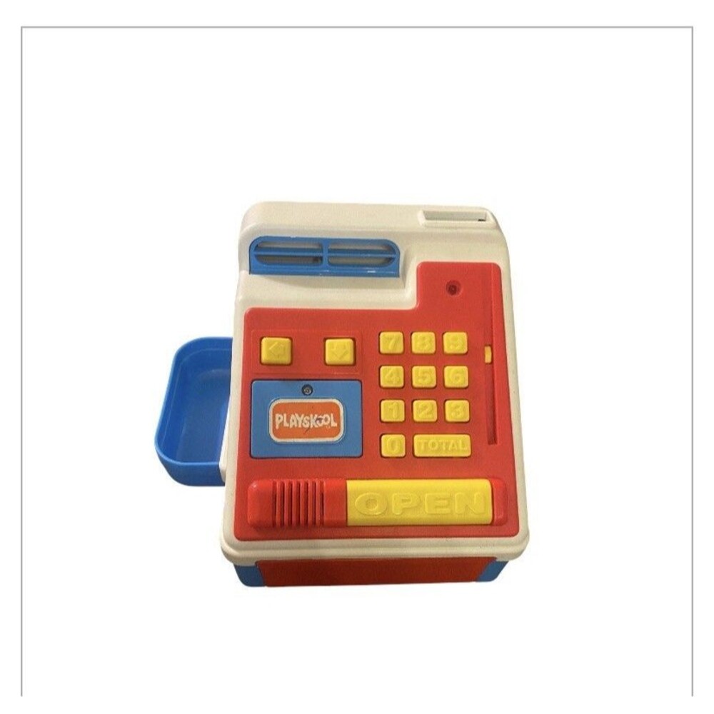 Playskool Shoppin' Sounds Cash Register 1995 Vintage As Is